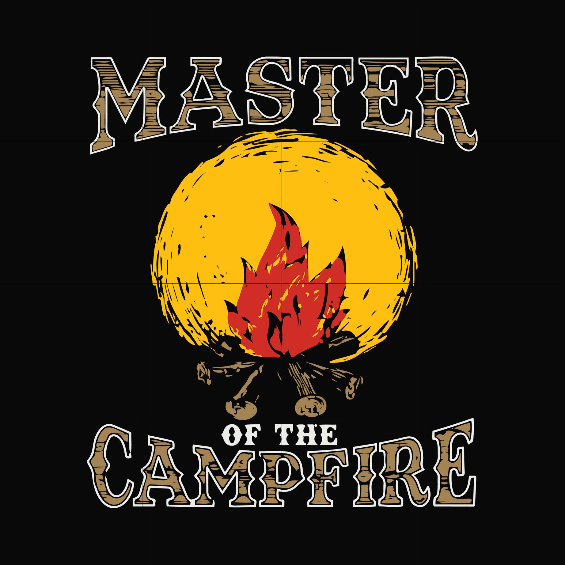 Master of the campfire svg, png, dxf, eps digital file CMP082