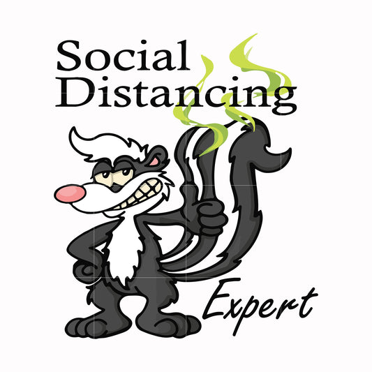 Social distancing expert svg, png, dxf, eps digital file TD29072013