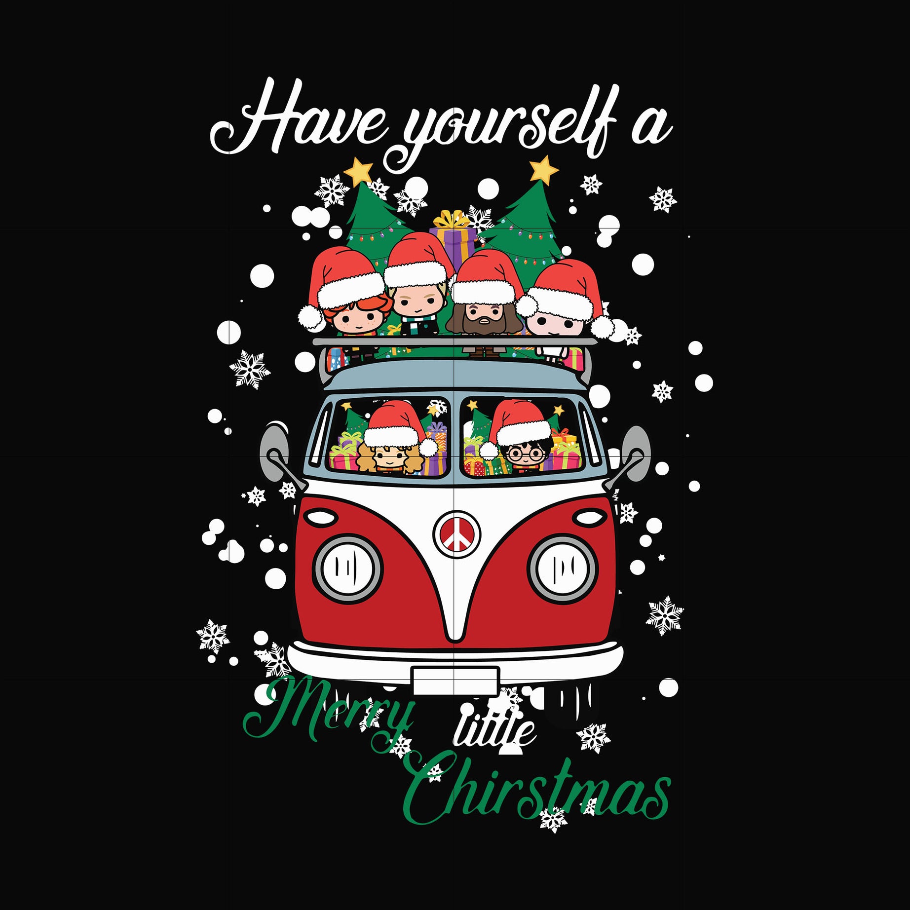 Have yourself a merry little christmas svg, harry potter svg, png, dxf, eps digital file NCRM0143