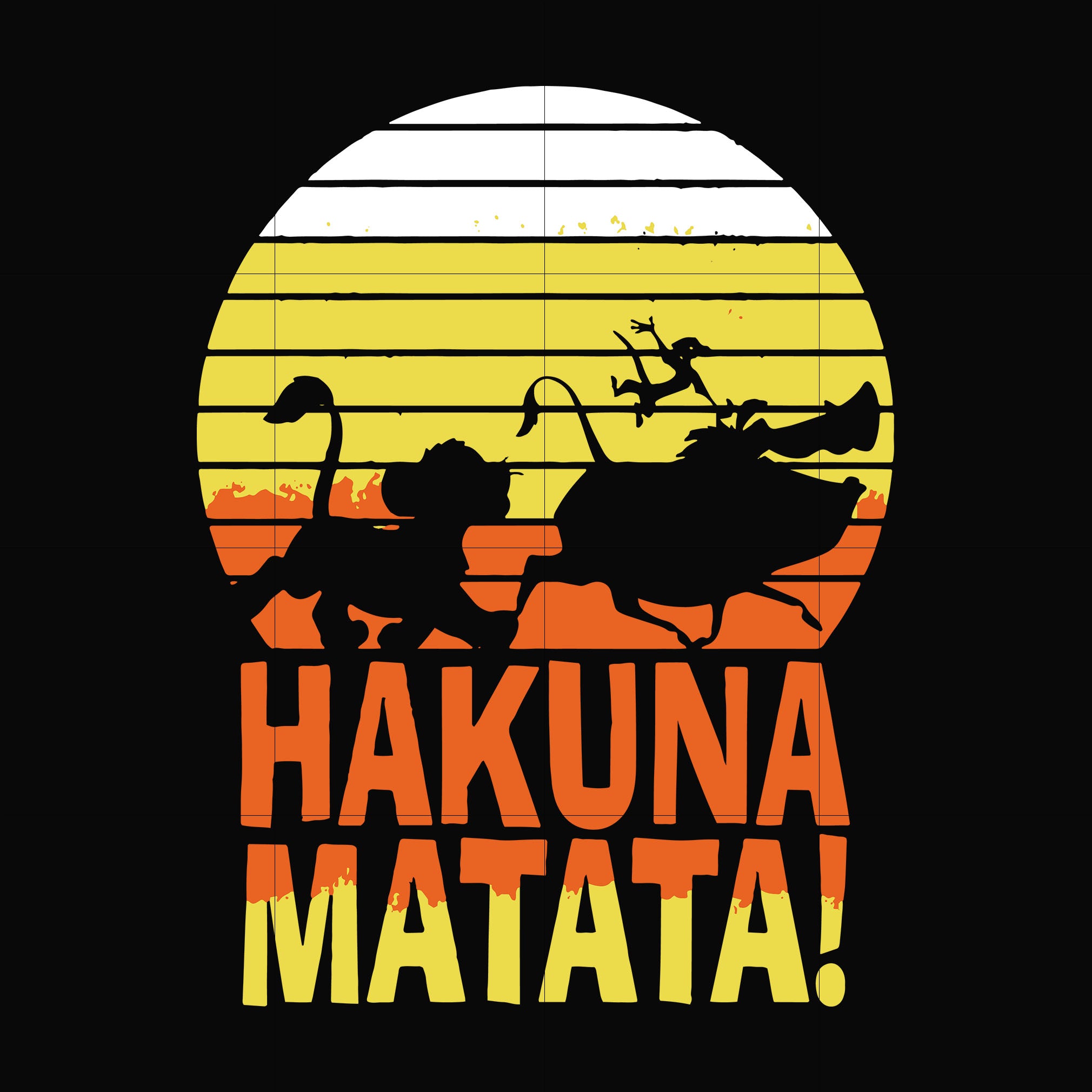 Hakuna Matata svg, png, dxf, eps file FN000160 – DreamSVG Store