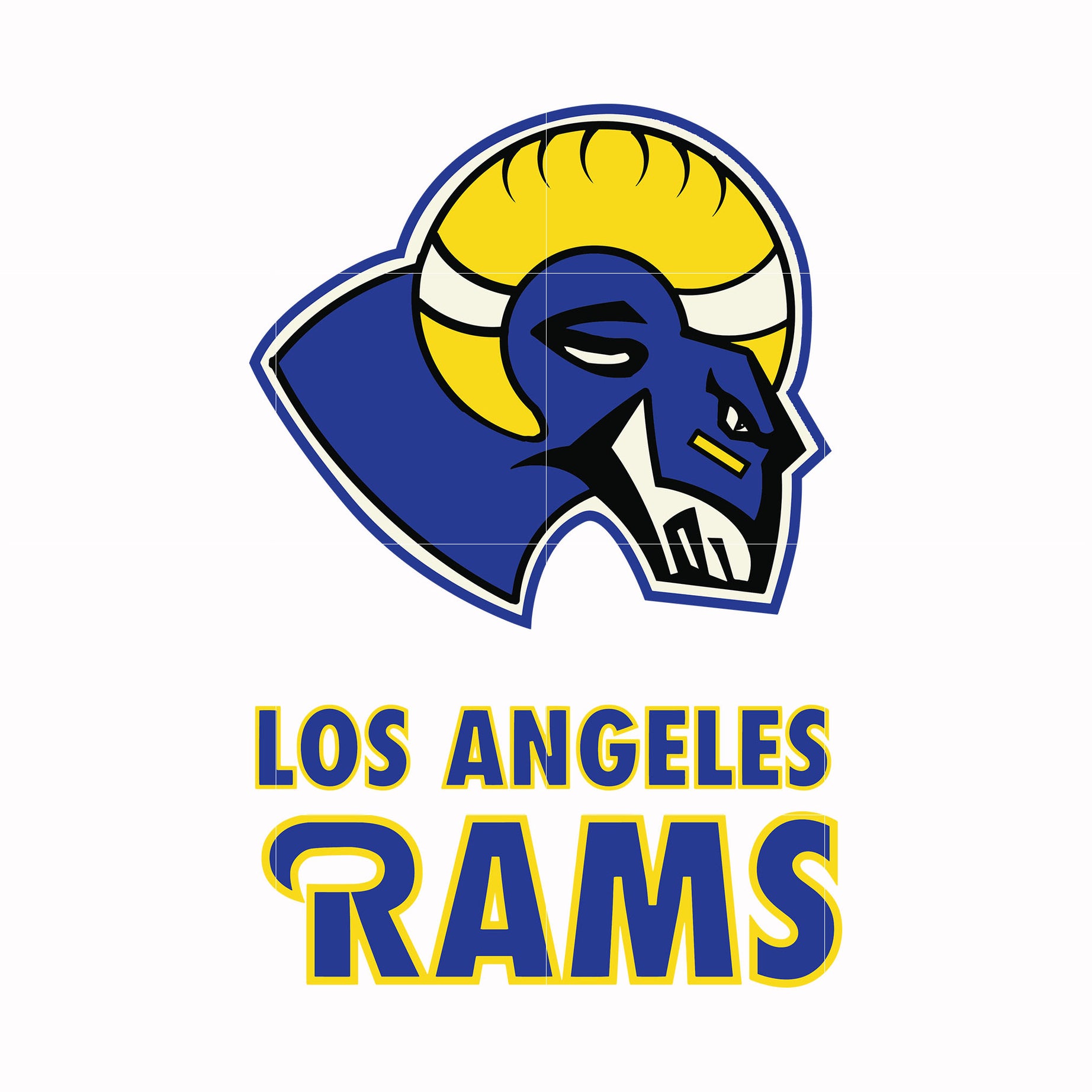 La Rams Logo Dxf Los Angeles Rams, svg, png, dxf, eps file NFL000019 – DreamSVG Store
