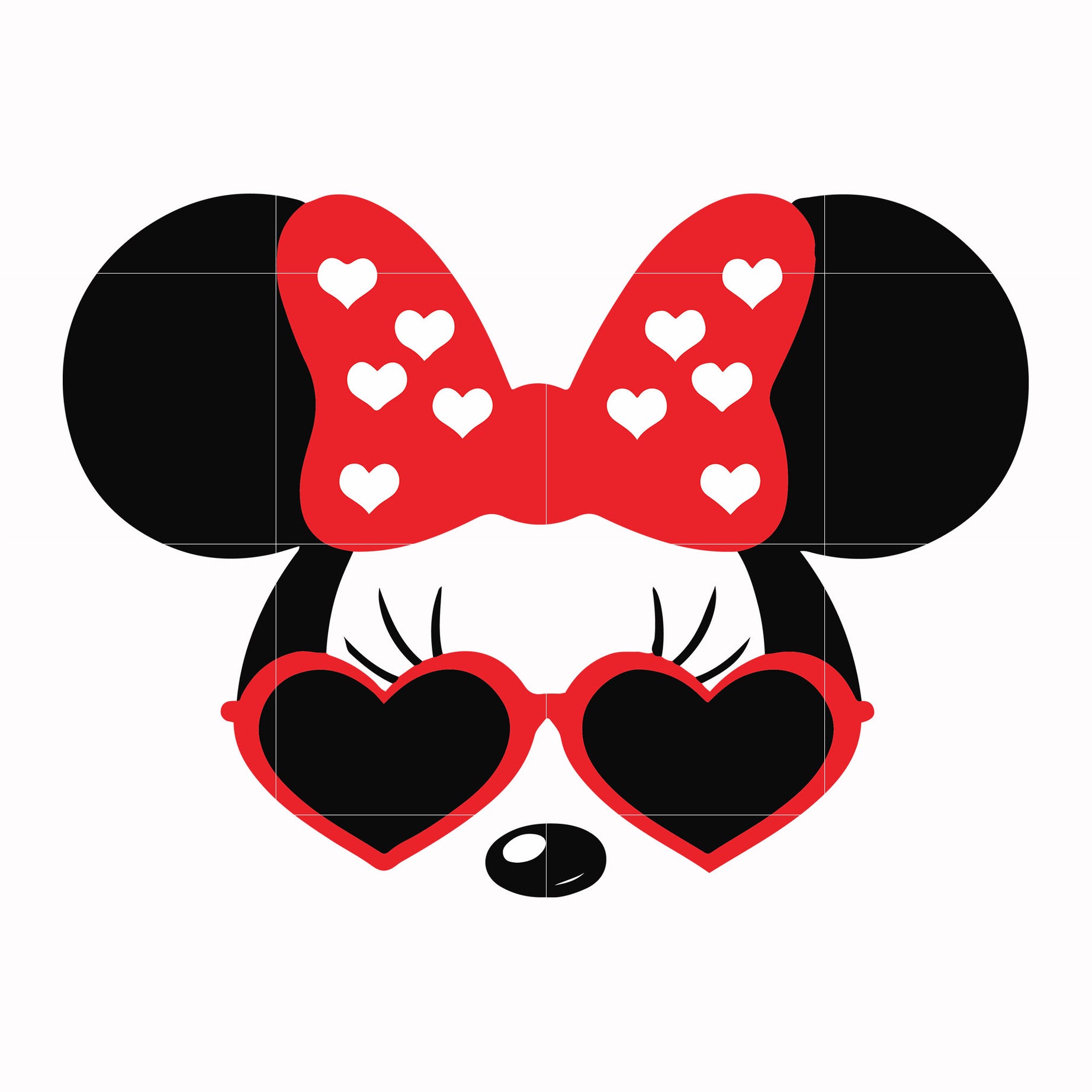 Mickey svg, png, dxf, eps file FN0001000