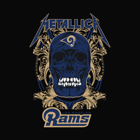 skull metallica St. Louis Rams svg, png, dxf, eps digital file NNFL00010