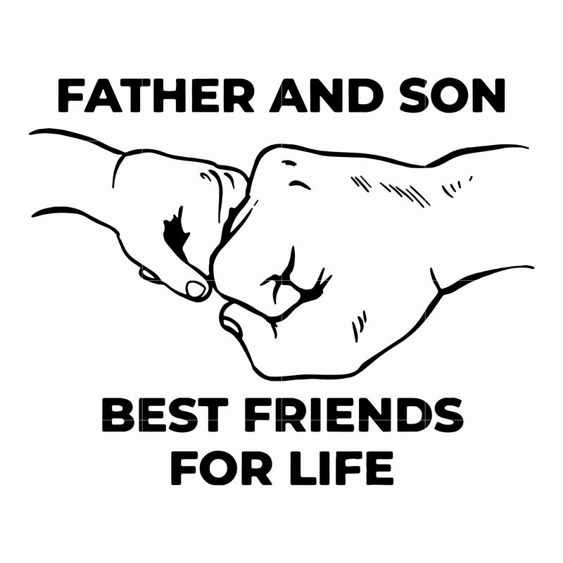 Father and son svg, png, dxf, eps digital file TD159