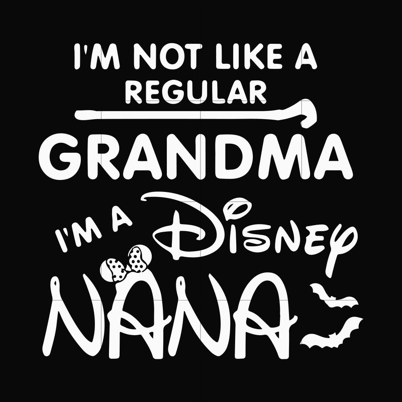 i am not like a regular grandma svg, png, dxf, eps digital file HLW0136