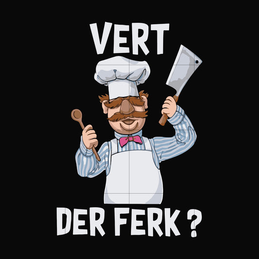 Vert Der ferk svg, png, dxf, eps file FN000146