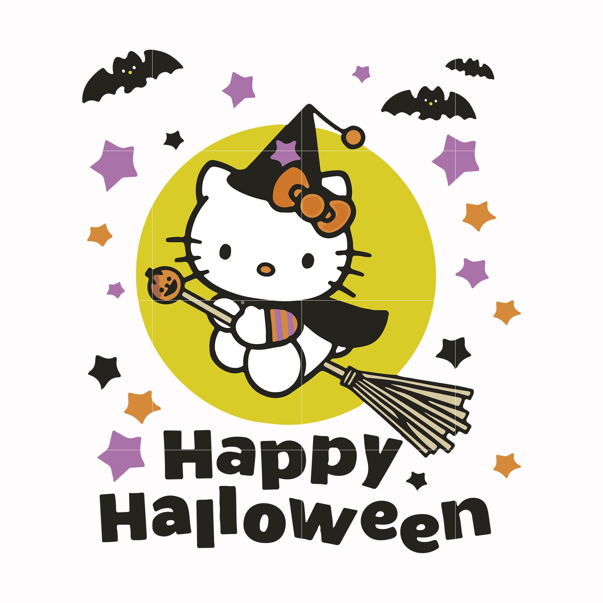 Happy halloween svg, png, dxf, eps digital file HLW2107205