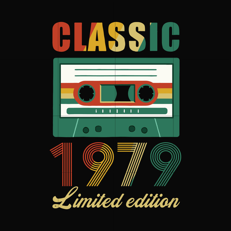 Classic 1979 limited edition svg, png, dxf, eps digital file NBD0051