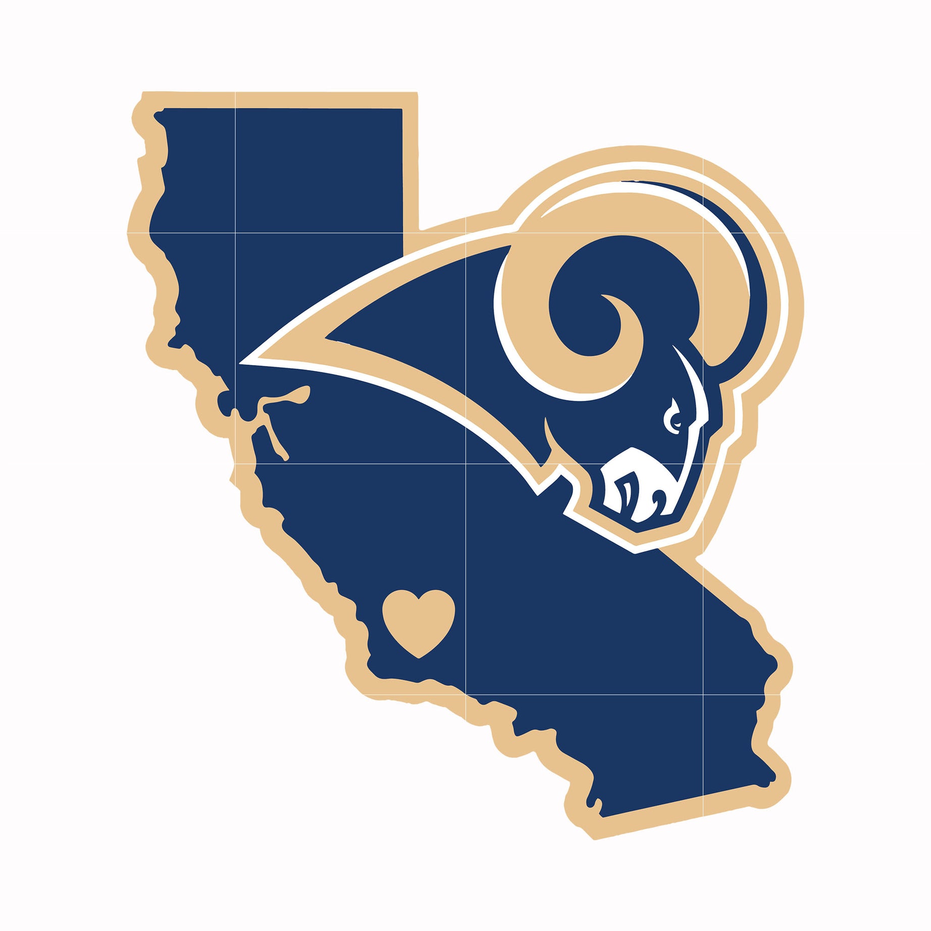 La Rams Logo Dxf Los Angeles Rams, svg, png, dxf, eps file NFL000012 – DreamSVG Store