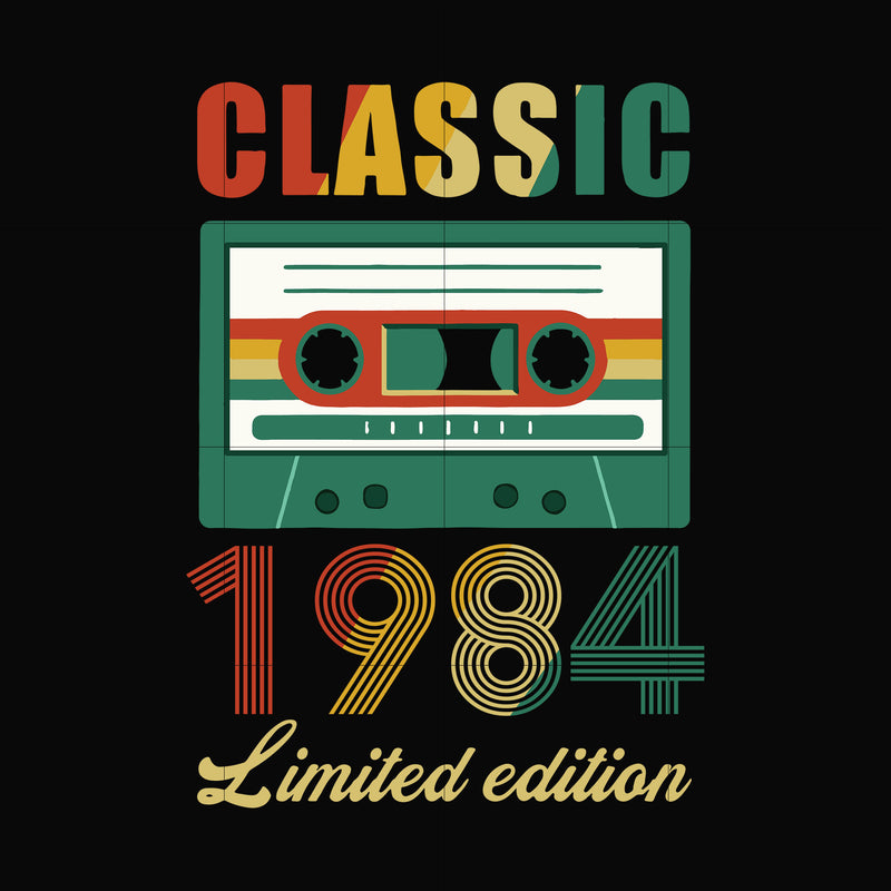 Classic 1984 limited edition svg, png, dxf, eps digital file NBD0056