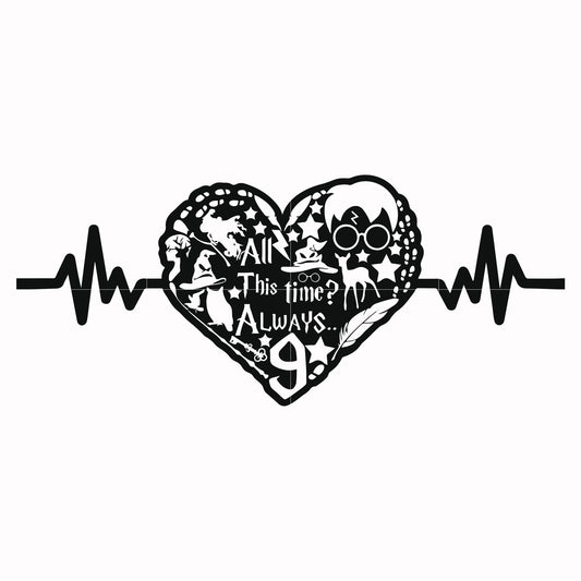 All this time always svg, png, dxf, eps file HRPT00036