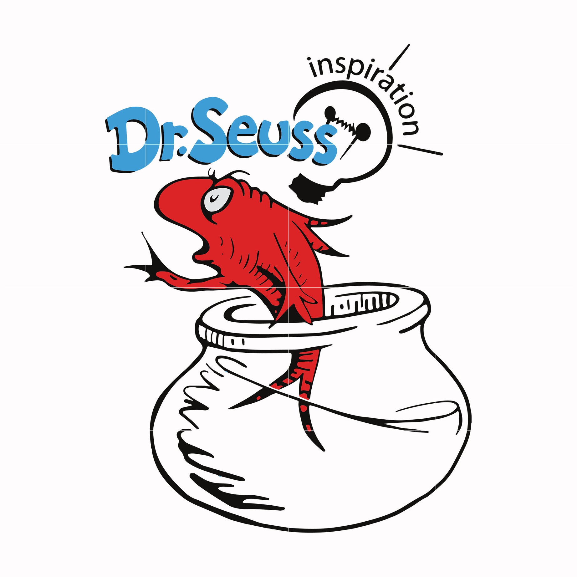 Dr.Seuss Inspiration svg, png, dxf, eps file DR00014