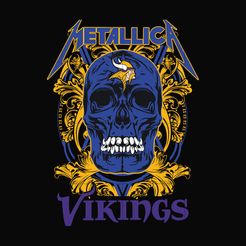 skull metallica minnesota viking svg, png, dxf, eps digital file NNFL0004