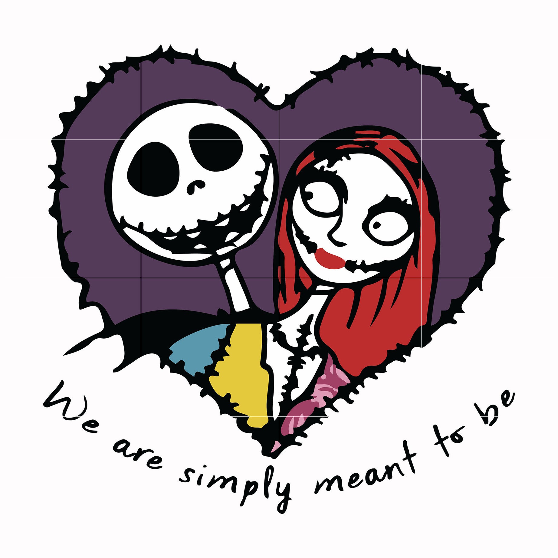 We are simply meant to be svg, png, dxf, eps digital file NCRM0130