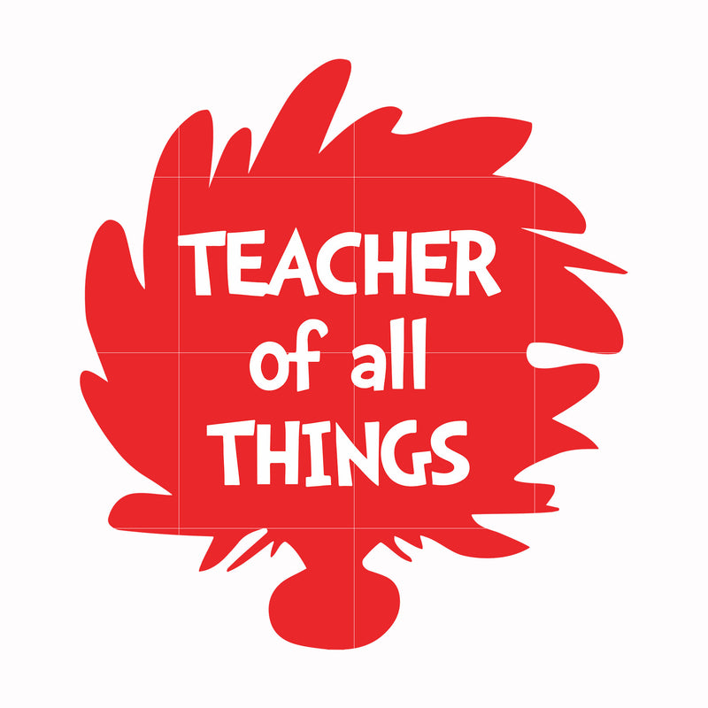 Teacher of all things svg, png, dxf, eps file DR00059