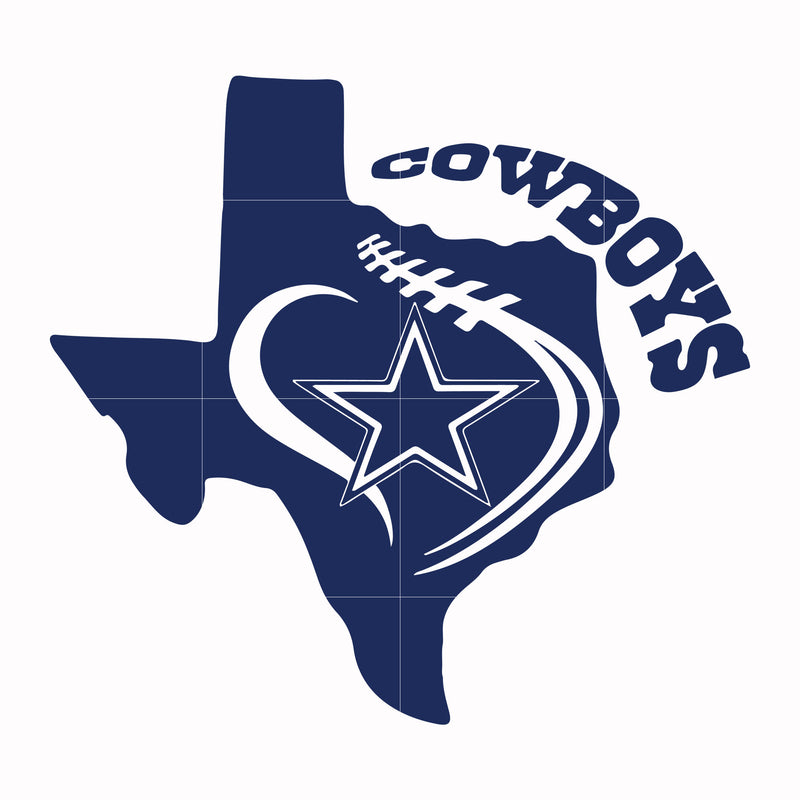Cowboys nation, svg, png, dxf, eps file NFL0000109