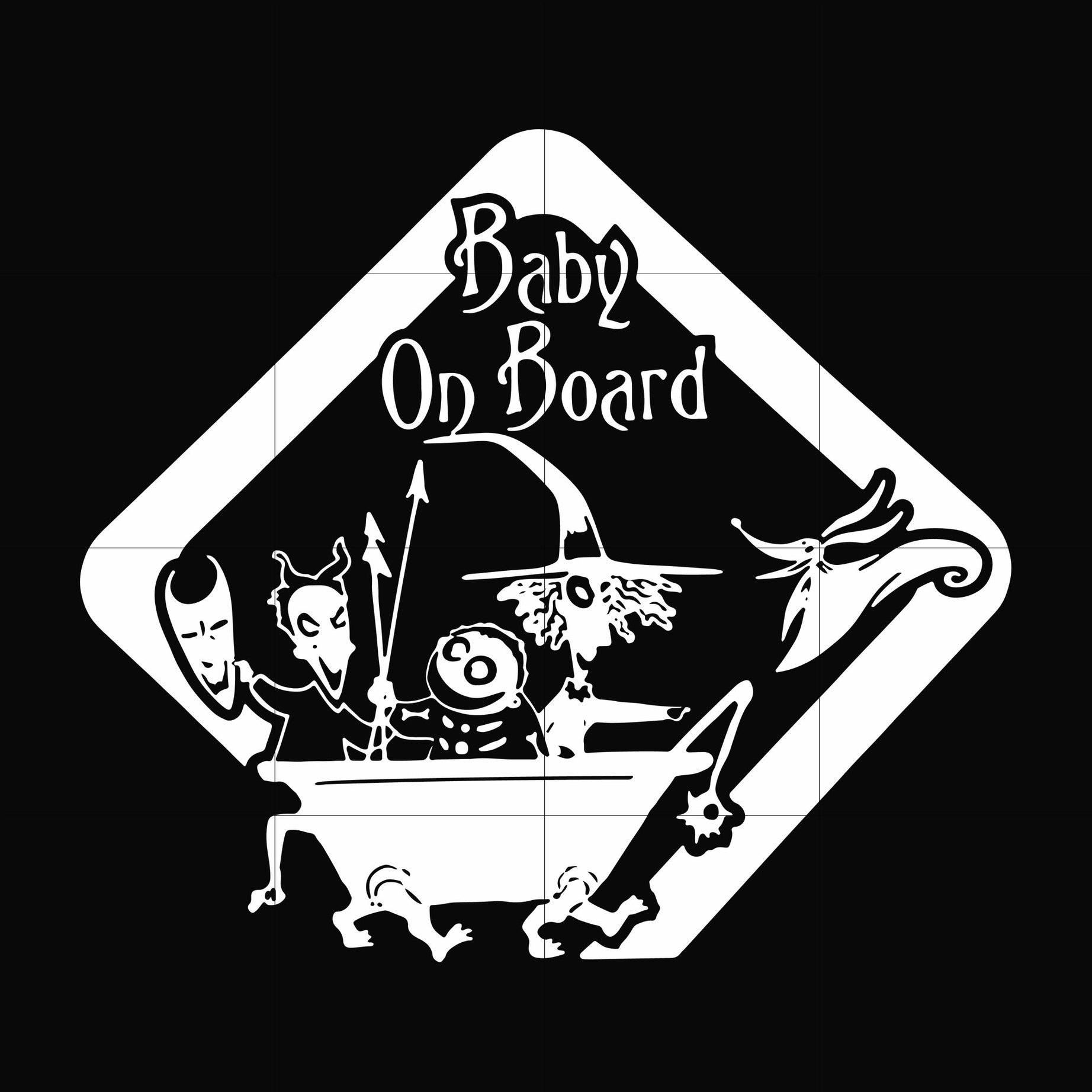 Baby on board svg