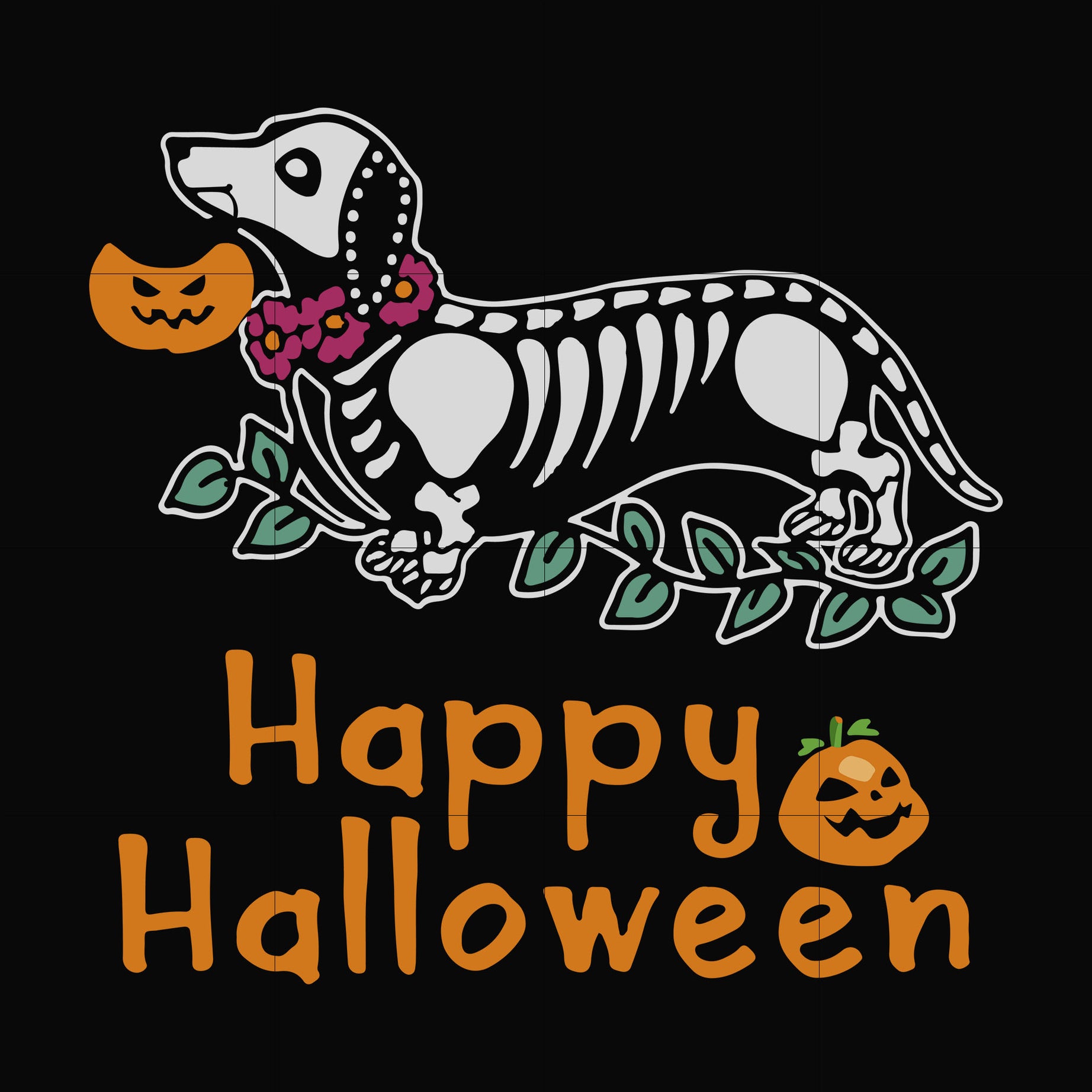 Happy halloween svg, png, dxf, eps, digital file HLW0057