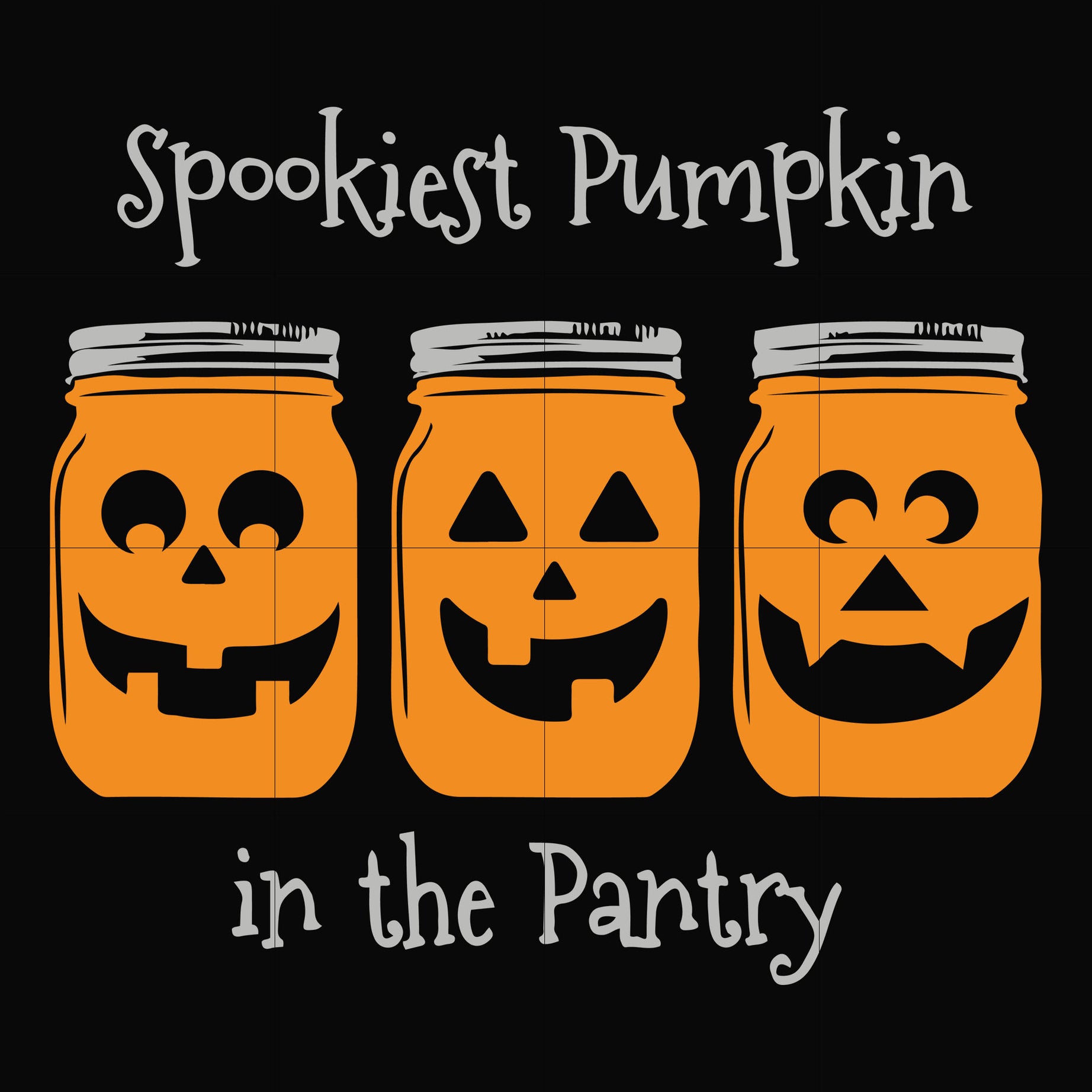 Spookies pumpkin in the Pantry svg, png, dxf, eps digital file HWL21072040