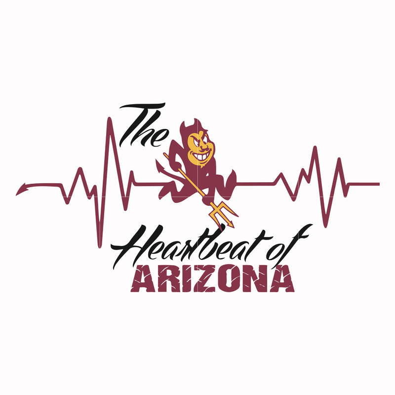 The heartbeat of Arizona svg, png, dxf, eps file NCAA0000218