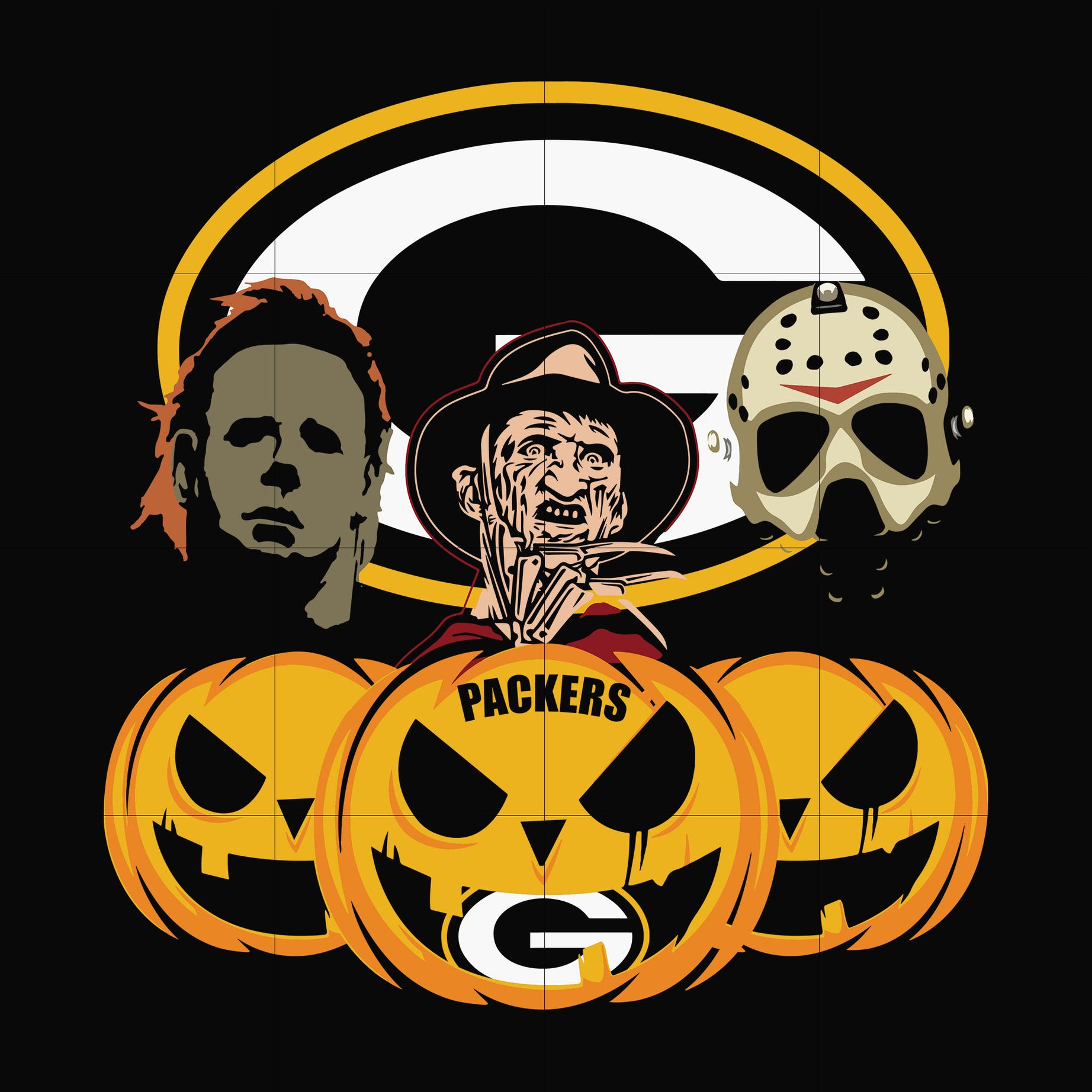 Packers svg, png, dxf, eps digital file