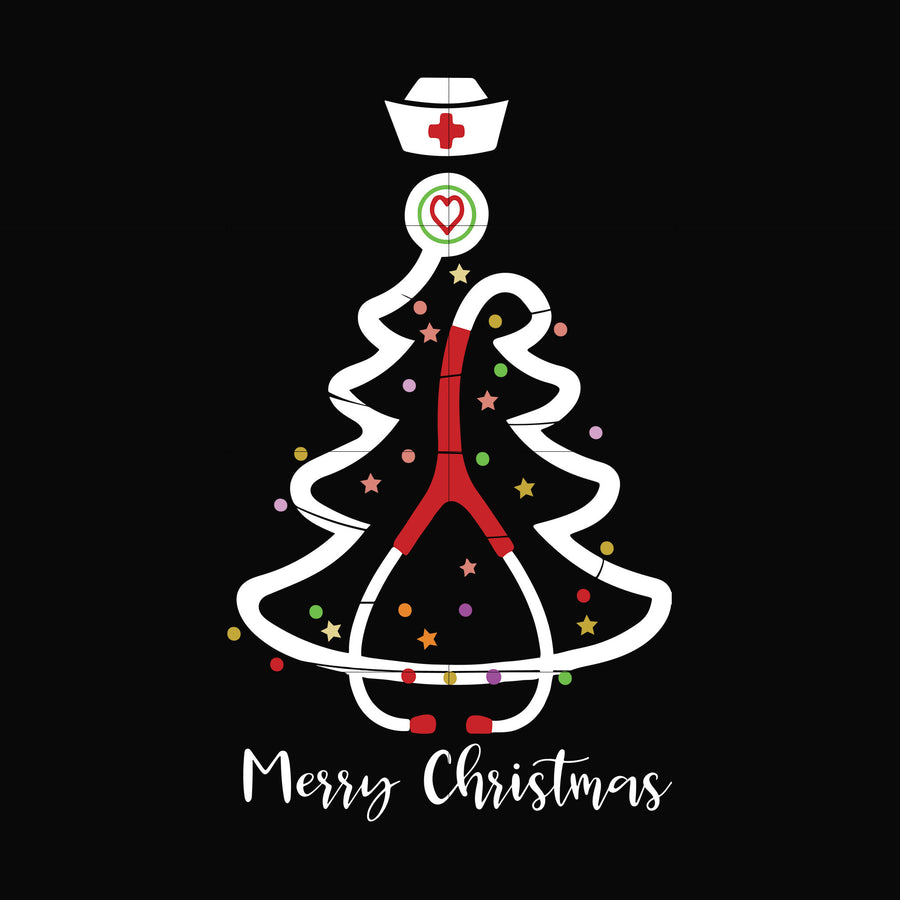 Nurse merry christmas svg, nurse svg, christmas svg, png, dxf, eps digital file NCRM14072019