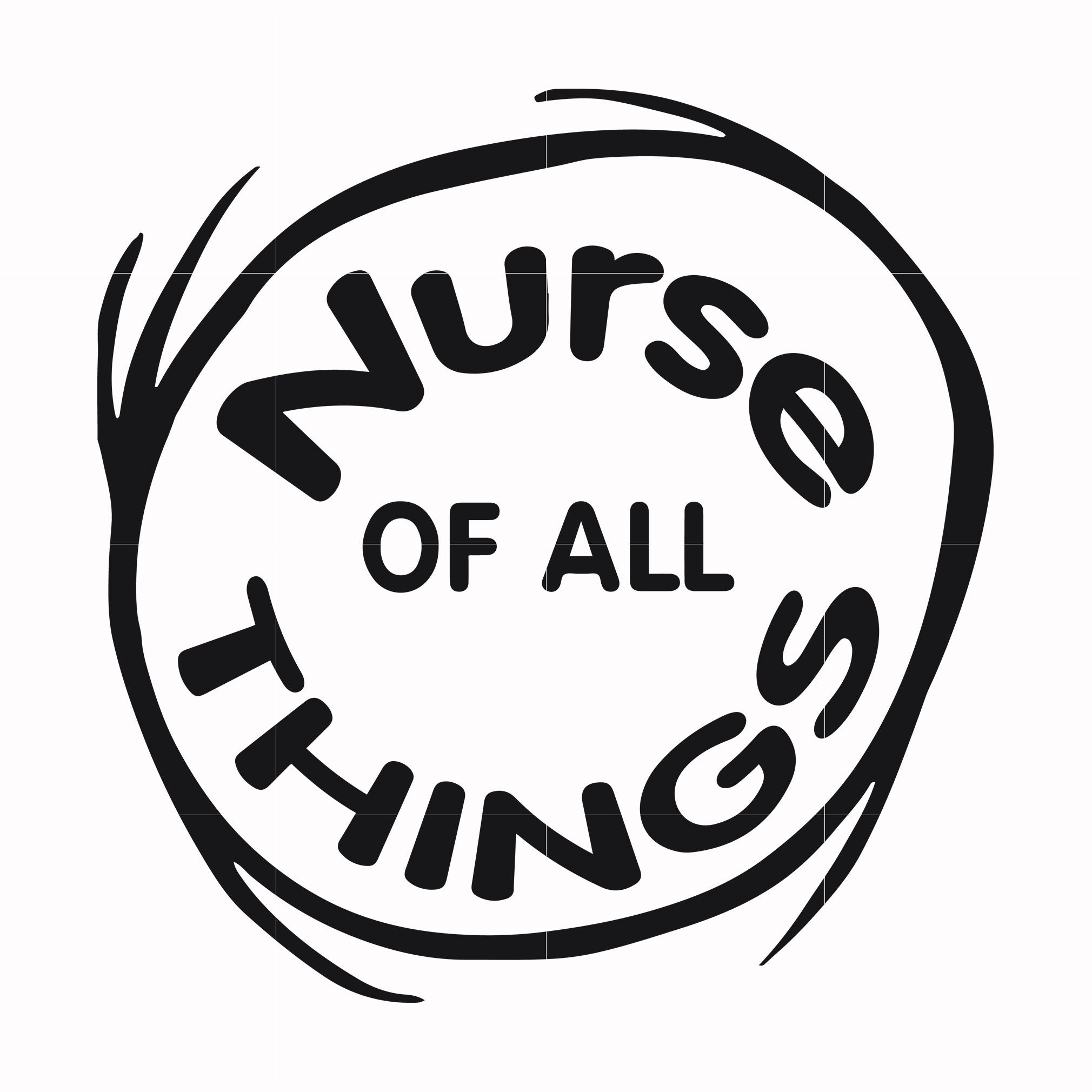 Nurse of all things svg, png, dxf, eps file DR000162