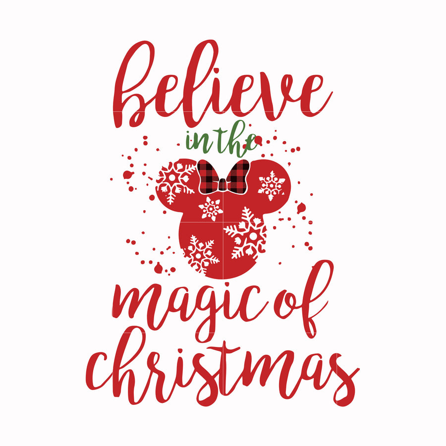 Believe in the magic of christmas svg