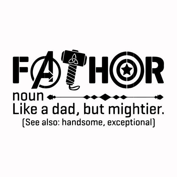 father svg, png, dxf, eps digital file TD149