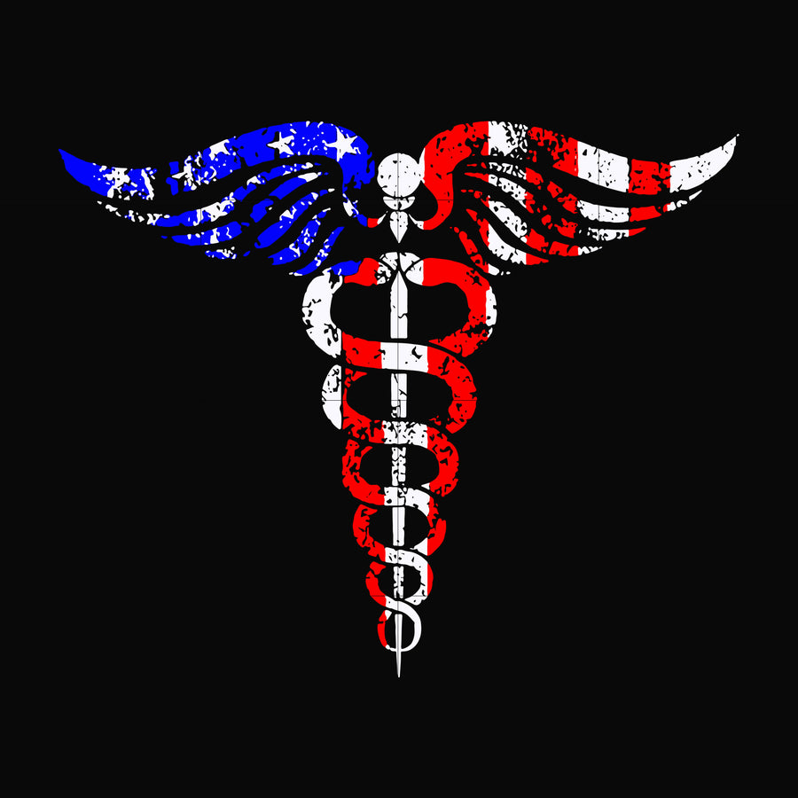 medical america svg, png, dxf, eps, digital file TD64