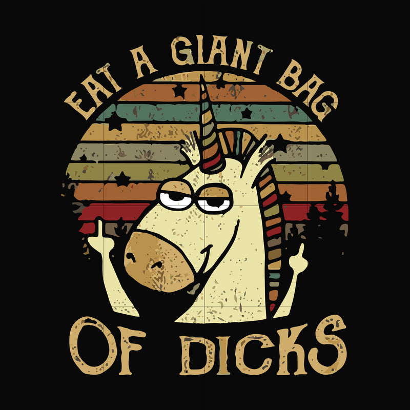 Eat a giant bag of dicks svg, png, dxf, eps file FN000732
