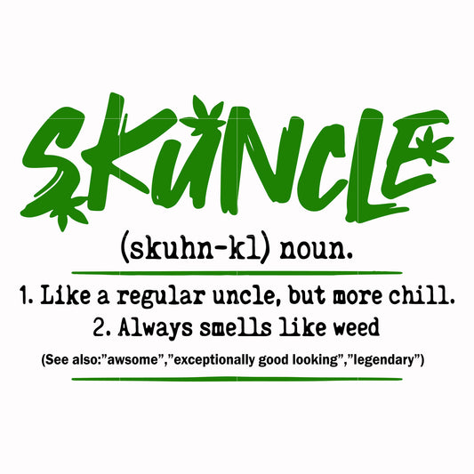 Skuncle svg, png, dxf, eps digital file TD144