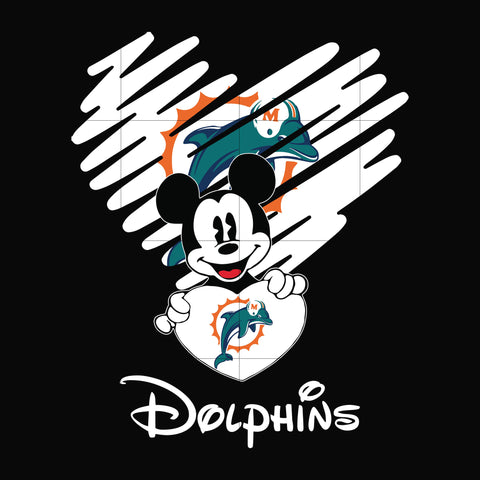 Dolphins heart svg, png, dxf, eps digital file NNFL0040