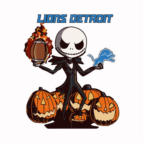 Lions Detroit Jack svg, png, dxf, eps, digital file HLW0078