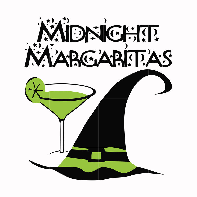 Midnight margaritas svg, halloween svg, png, dxf, eps digital file HLW23072020