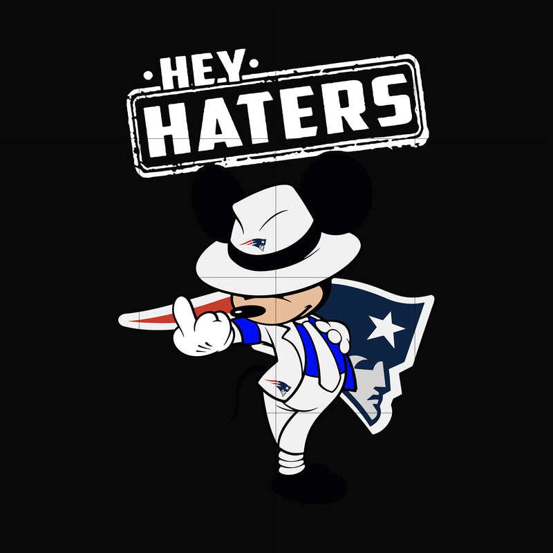 Hey haters Patriots svg, png, dxf, eps digital file HLW0227