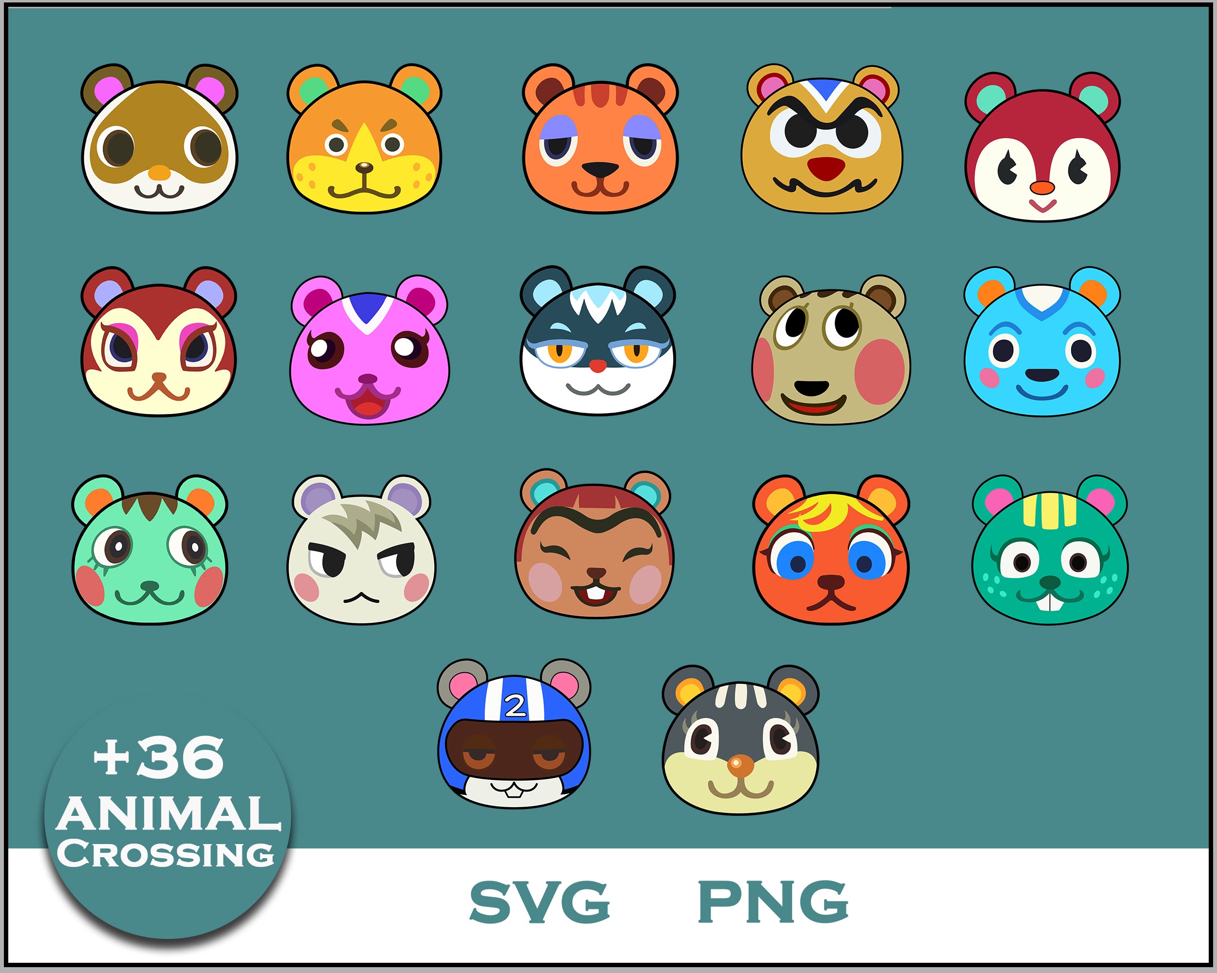 36+ Squirrel Svg Bundle, Animal Crossing Svg Bundle, Animal Crossing S ...