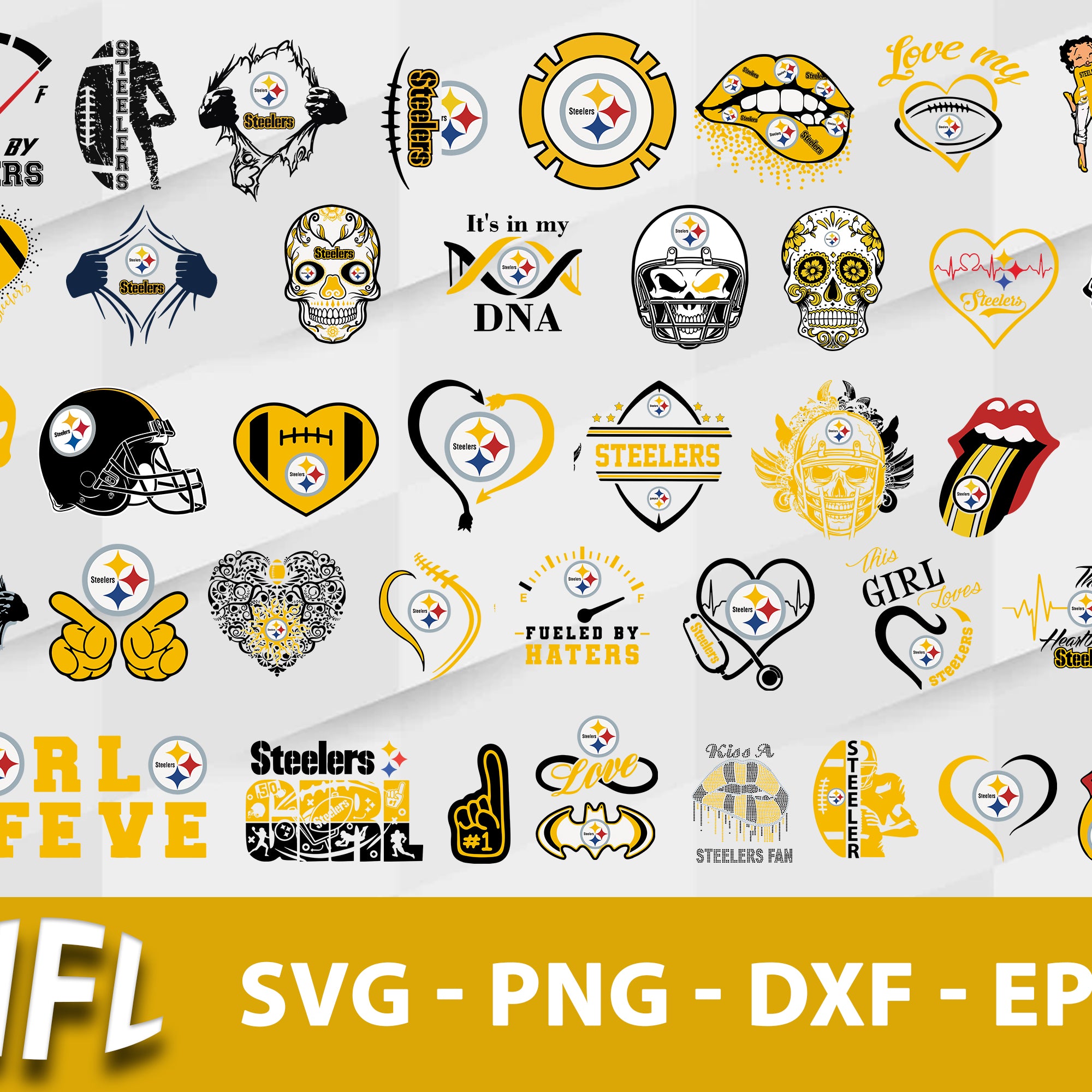 Pittsburgh Steelers Svg Bundle, Pittsburgh Steelers Svg, Sport Svg, Nfl Svg, Png, Dxf, Eps Digital File.
