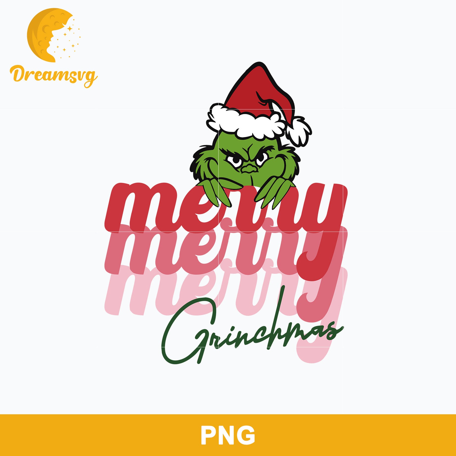 Merry Grinchmas Claus Hat PNG, The Grinch Christmas PNG.